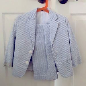 Nautica Boys Seersucker 2 piece suit